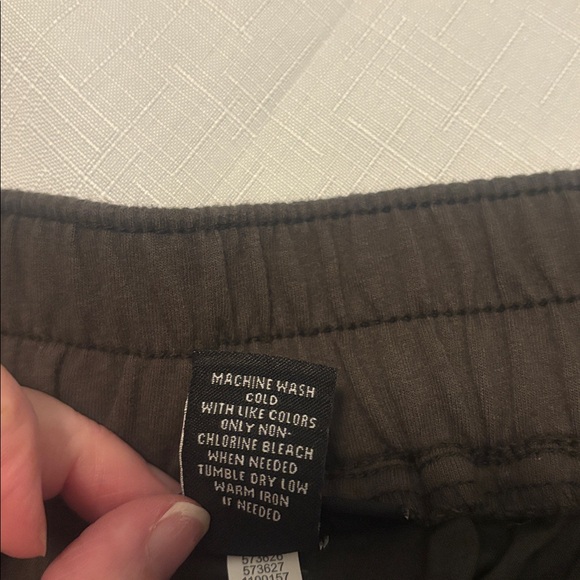 Lane Bryant Brown Utility Cargo Pants SZ 14/16 elastic waist pull on casual - Picture 4 of 14